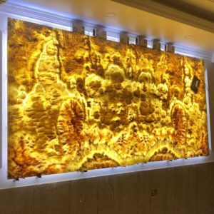 Đá Tranh Onyx Phong Thủy (Nhà Anh Quốc-Dĩ An-Bình Dương)